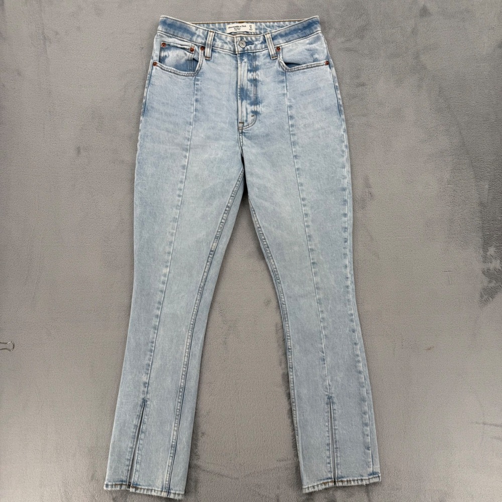 Abercrombie Fitch The Skinny High Rise Curve Love Jeans Light‎ Wash  Size 27